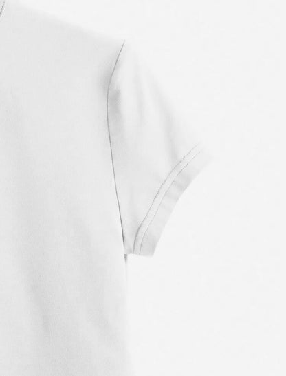 WHITE CROP T-SHIRT